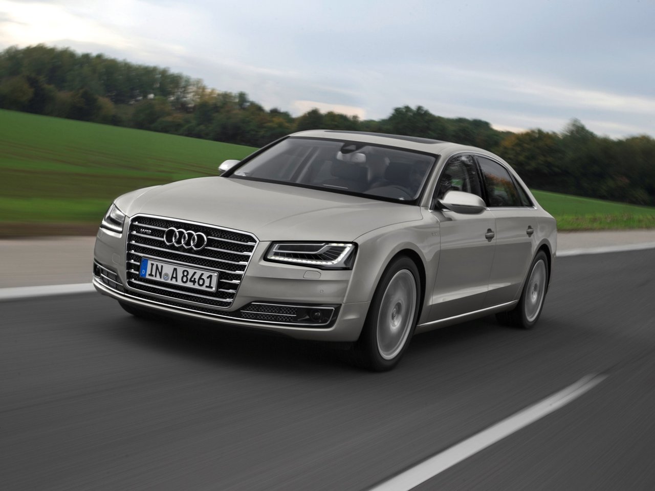 Audi A8 III (D4) Рестайлинг седан long, 2013–2017