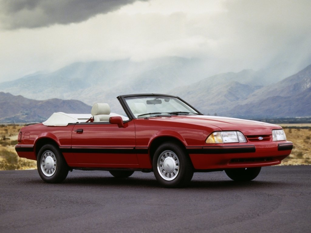 Ford Mustang III Рестайлинг кабриолет, 1986–1993