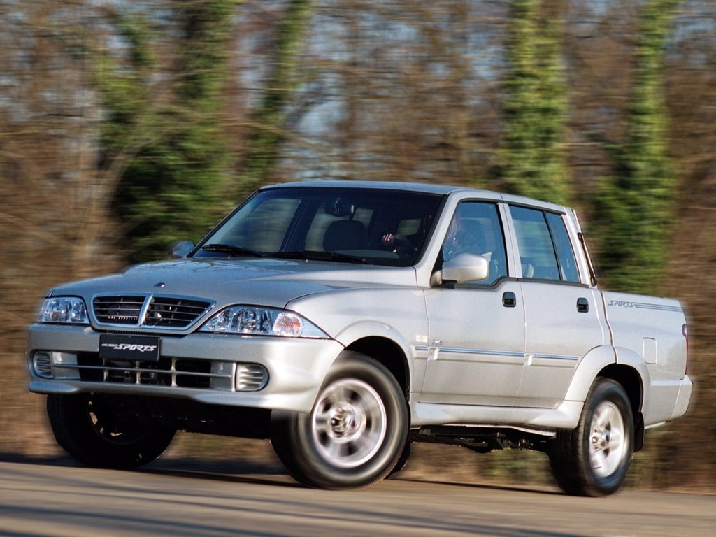 SsangYong Musso I Рестайлинг пикап двойная кабина sports, 1998–2006
