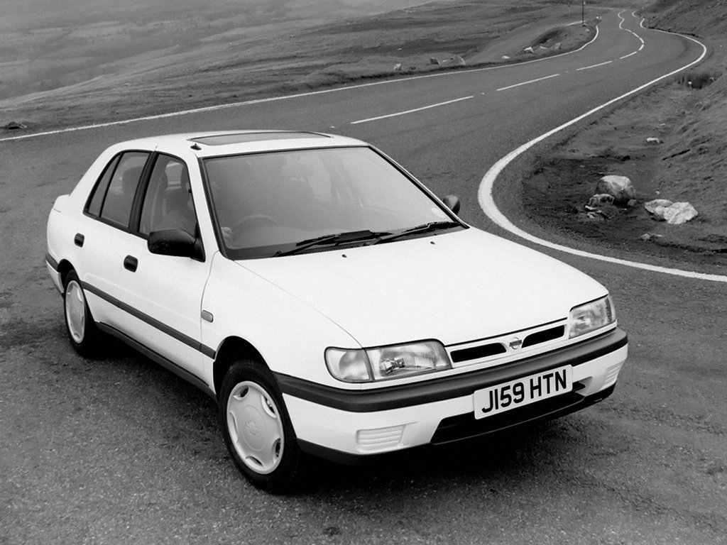 Nissan Sunny N14 лифтбек, 1990–1995