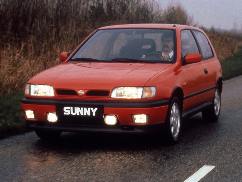 Nissan Sunny N14 хэтчбек 3 дв., 1990–1995