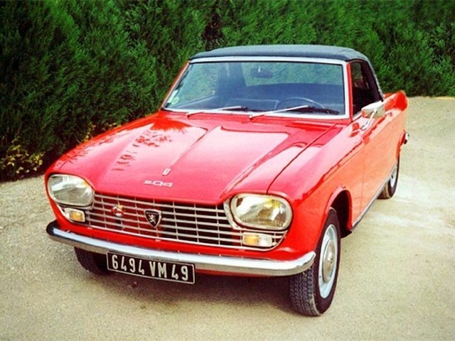 Peugeot 204 I кабриолет, 1965–1977