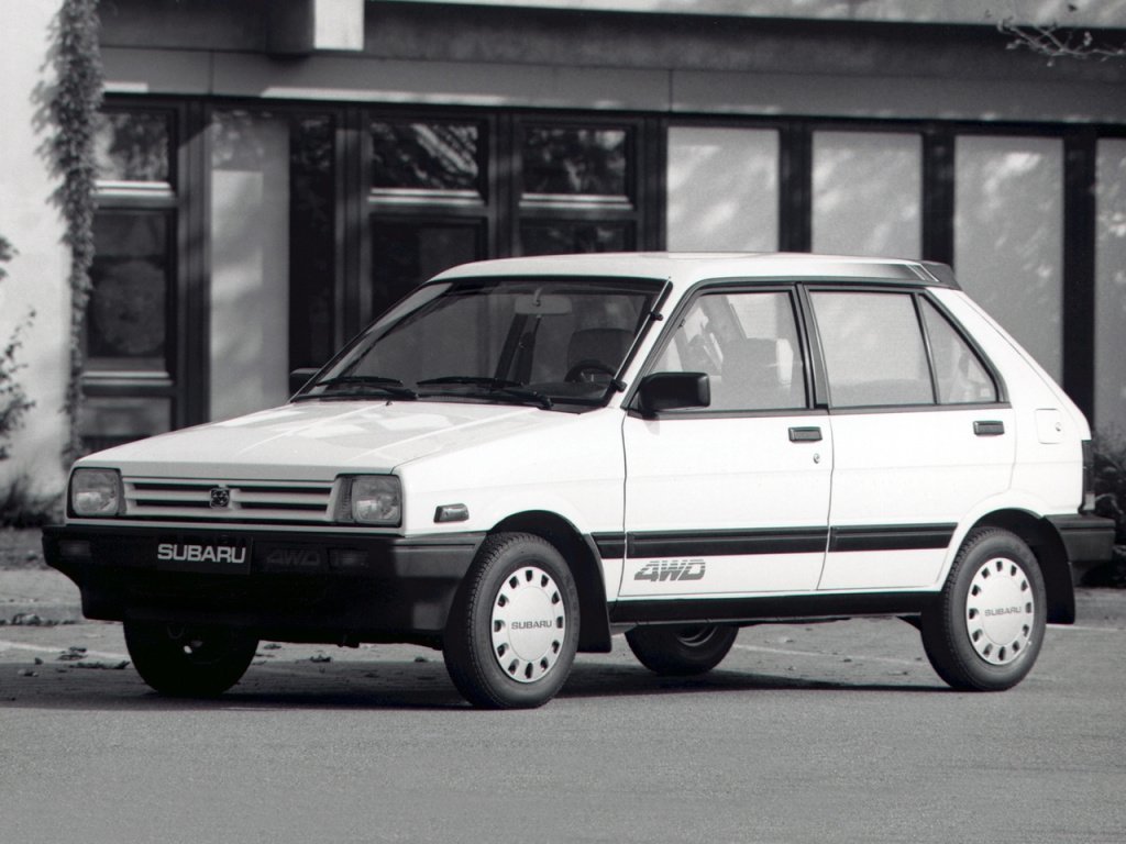 Subaru Justy I хэтчбек 5 дв., 1984–1991