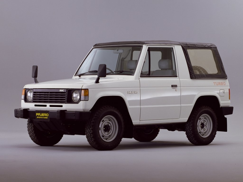 Mitsubishi Pajero I внедорожник открытый canvas top, 1982–1991