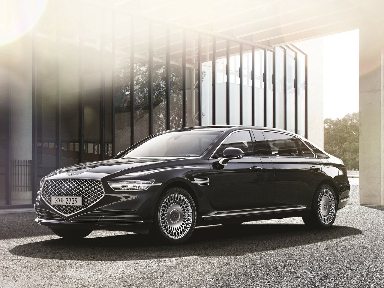 Genesis G90 I Рестайлинг седан l, 2018–2022