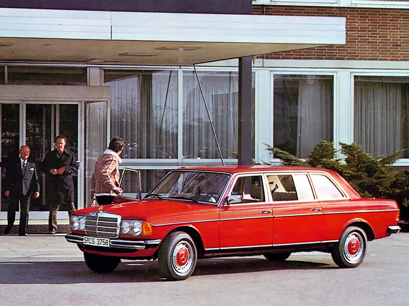 Mercedes-Benz W123 I лимузин limousine, 1975–1985