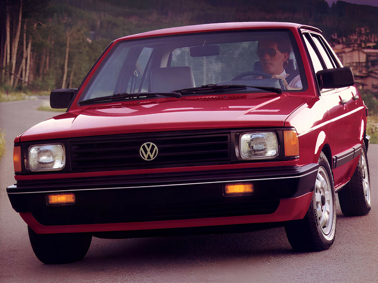 Volkswagen Fox I седан, 1987–1991