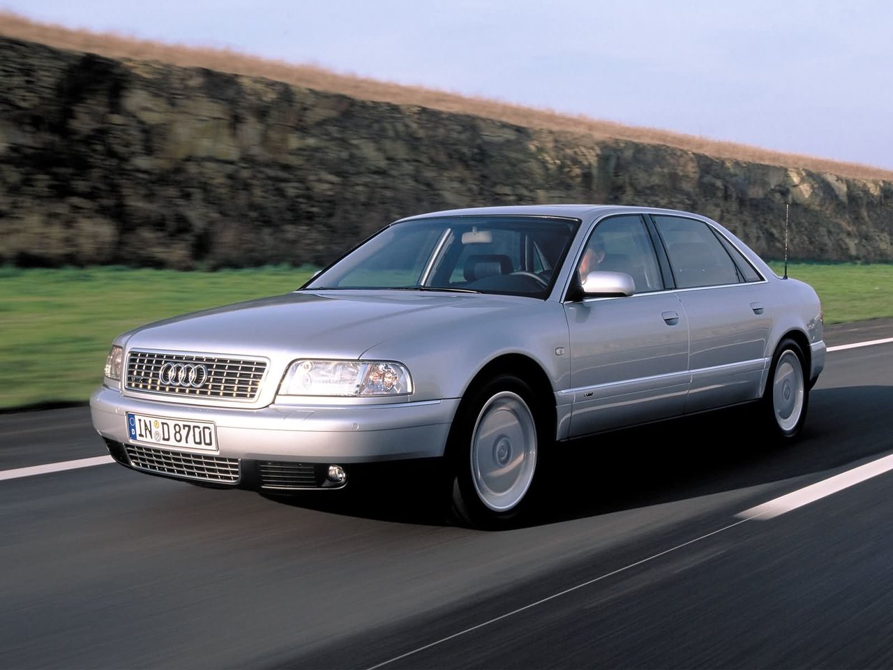 Audi A8 I (D2) Рестайлинг седан long, 1999–2002