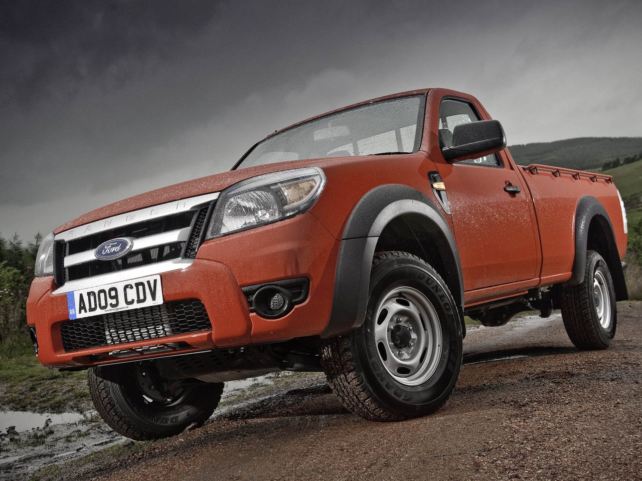 Ford Ranger II Рестайлинг пикап одинарная кабина single cab, 2009–2011