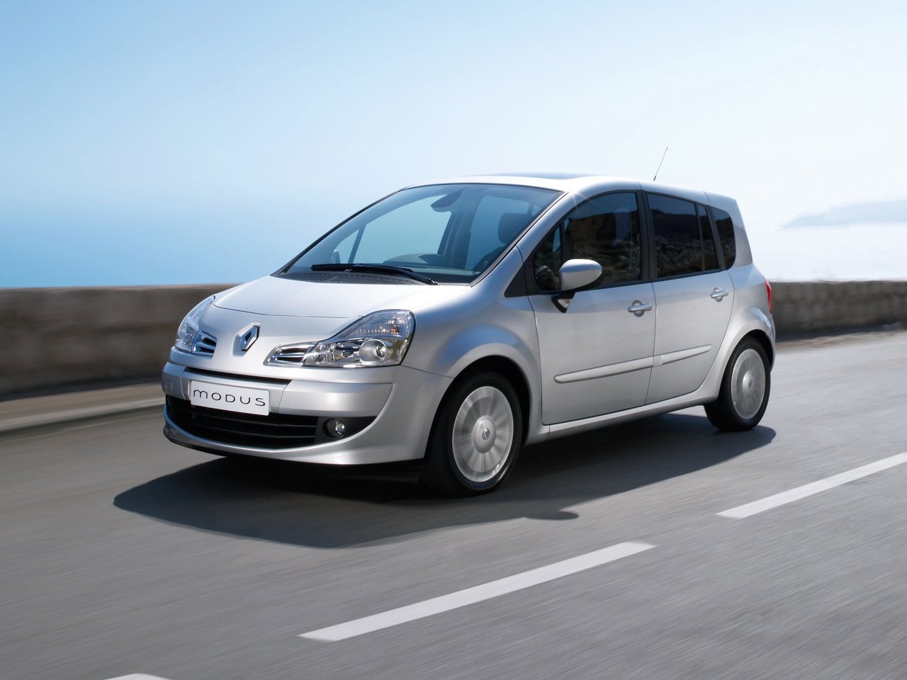 Renault Modus I Рестайлинг компактвэн grand, 2007–2012